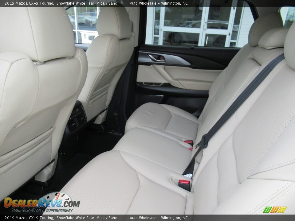2019 Mazda CX-9 Touring Snowflake White Pearl Mica / Sand Photo #12