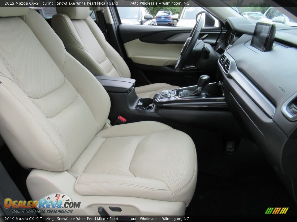2019 Mazda CX-9 Touring Snowflake White Pearl Mica / Sand Photo #13