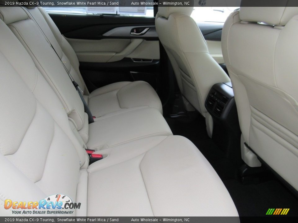 2019 Mazda CX-9 Touring Snowflake White Pearl Mica / Sand Photo #14