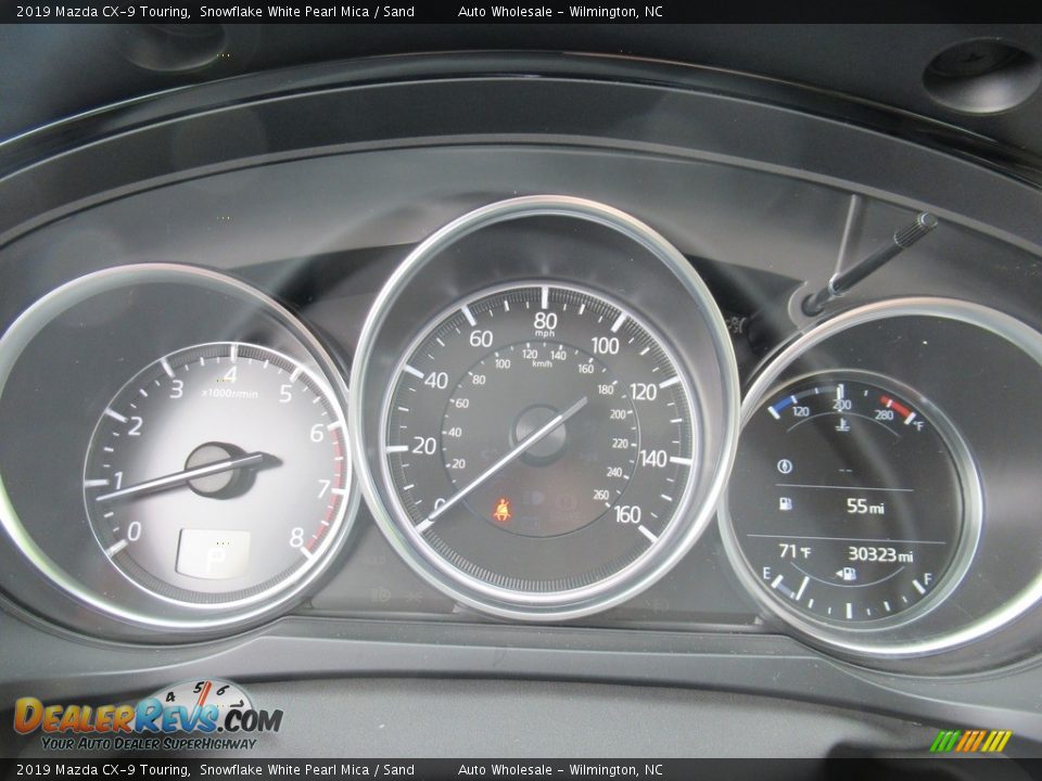 2019 Mazda CX-9 Touring Snowflake White Pearl Mica / Sand Photo #16