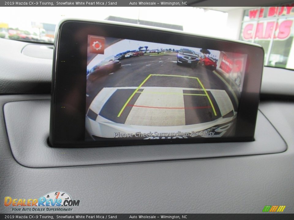 2019 Mazda CX-9 Touring Snowflake White Pearl Mica / Sand Photo #18