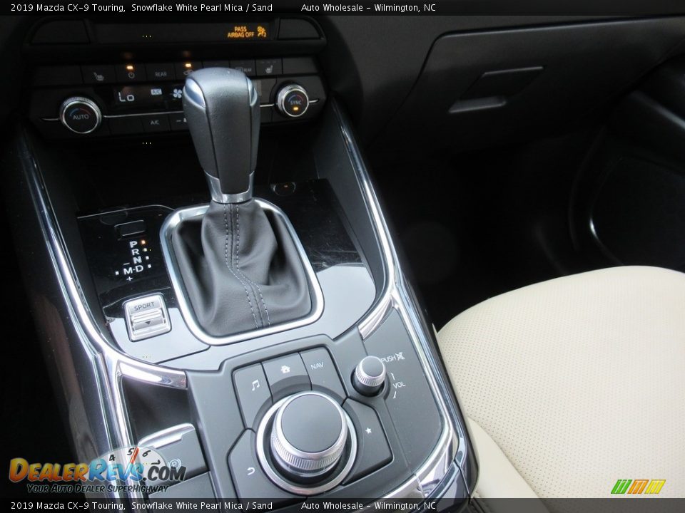 2019 Mazda CX-9 Touring Snowflake White Pearl Mica / Sand Photo #19