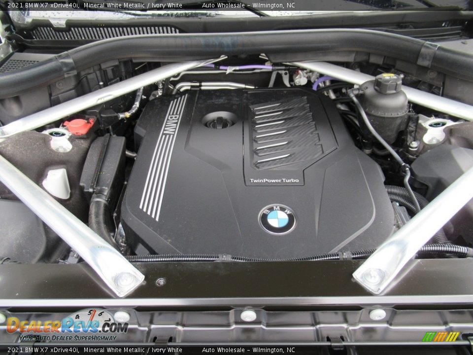 2021 BMW X7 xDrive40i 3.0 Liter M TwinPower Turbocharged DOHC 24-Valve Inline 6 Cylinder Engine Photo #6
