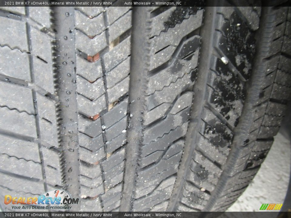 2021 BMW X7 xDrive40i Mineral White Metallic / Ivory White Photo #9