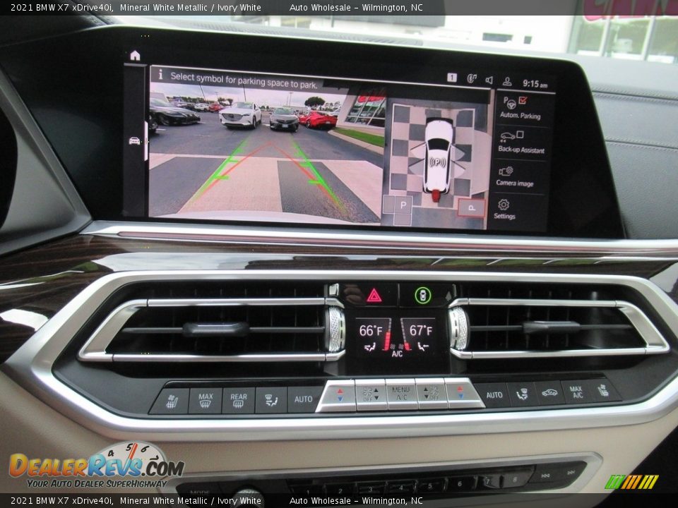2021 BMW X7 xDrive40i Mineral White Metallic / Ivory White Photo #18