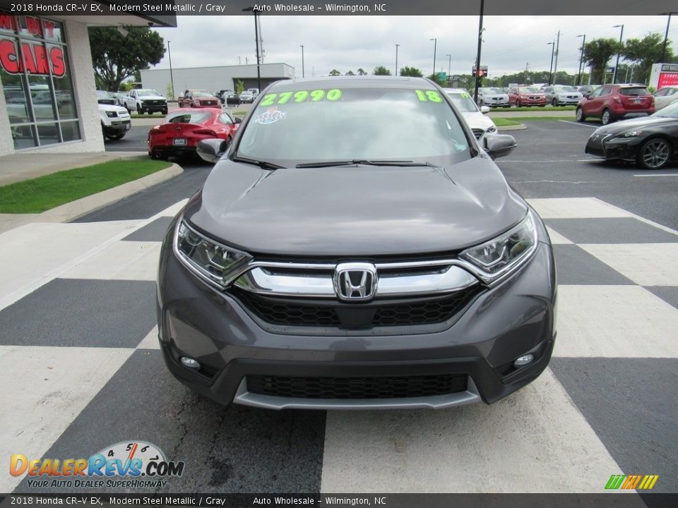 2018 Honda CR-V EX Modern Steel Metallic / Gray Photo #2