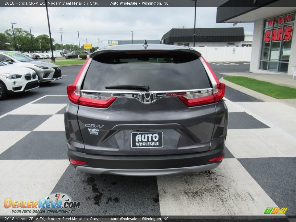 2018 Honda CR-V EX Modern Steel Metallic / Gray Photo #4