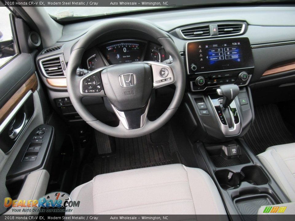 2018 Honda CR-V EX Modern Steel Metallic / Gray Photo #15