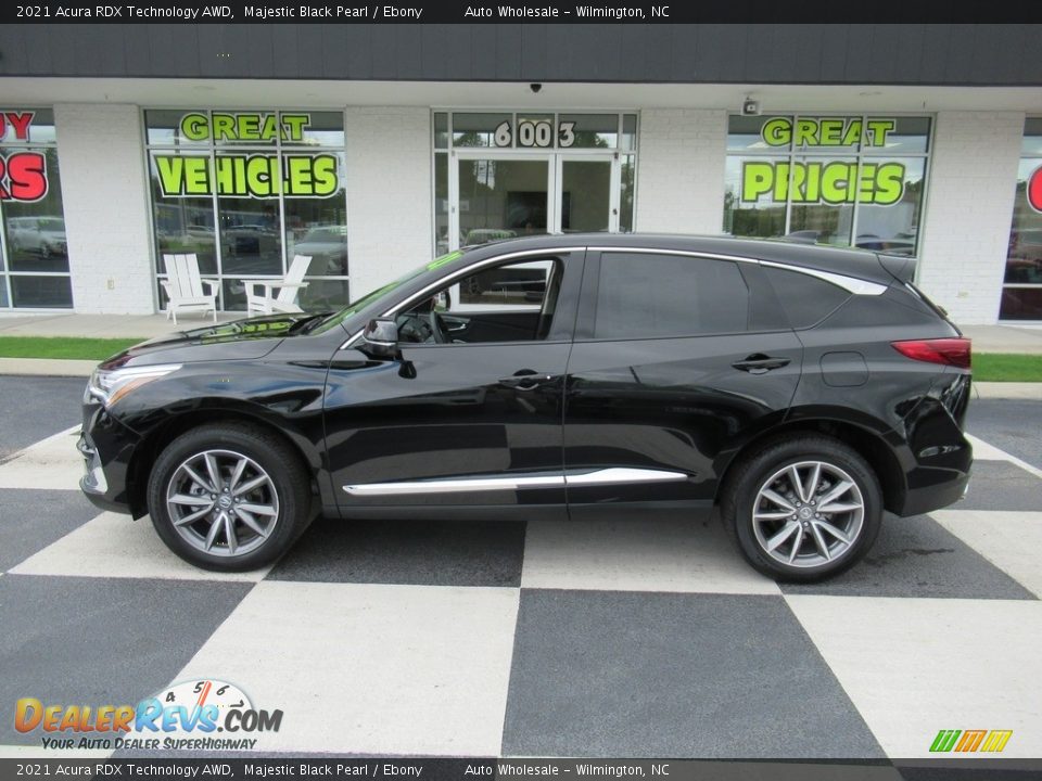 2021 Acura RDX Technology AWD Majestic Black Pearl / Ebony Photo #1