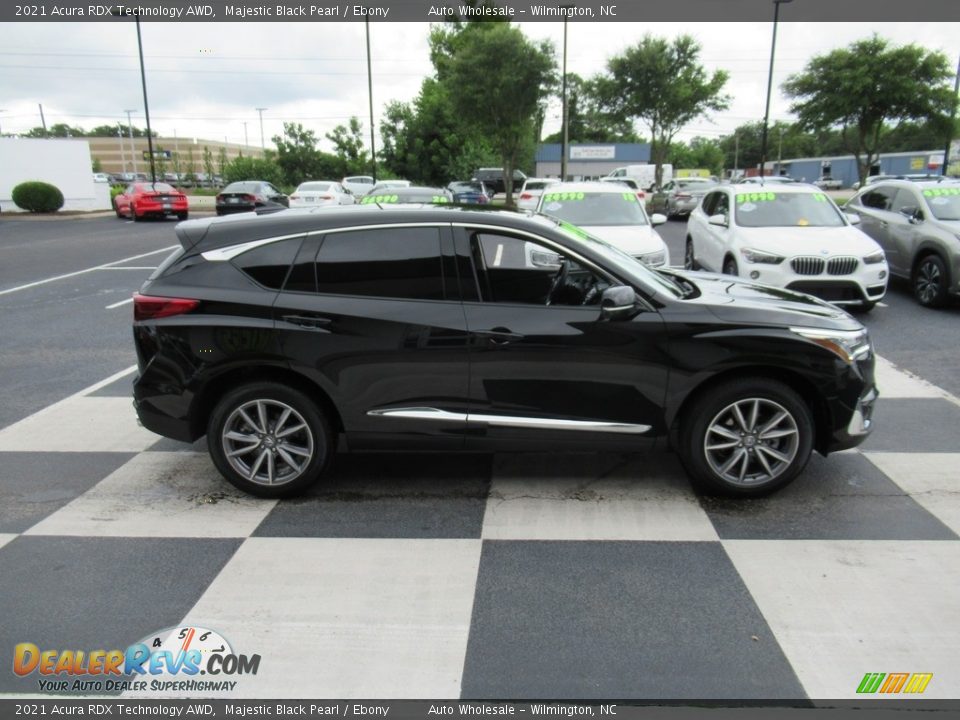 2021 Acura RDX Technology AWD Majestic Black Pearl / Ebony Photo #3
