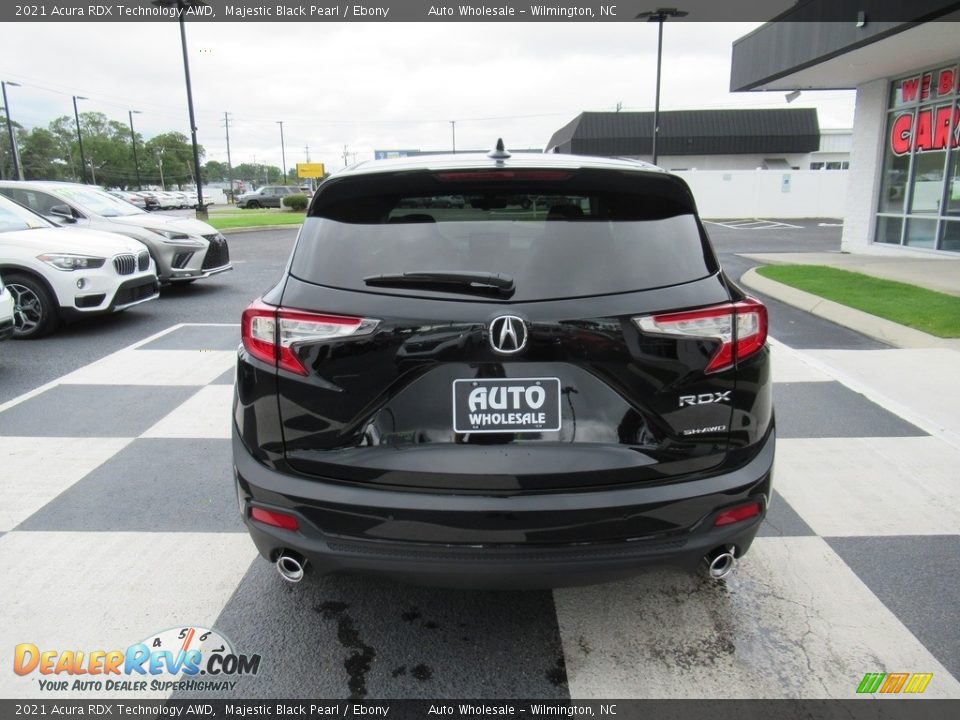 2021 Acura RDX Technology AWD Majestic Black Pearl / Ebony Photo #4