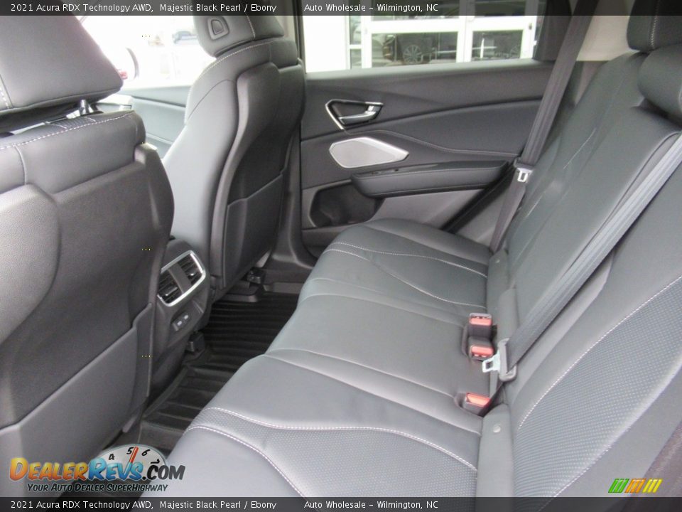 Rear Seat of 2021 Acura RDX Technology AWD Photo #12