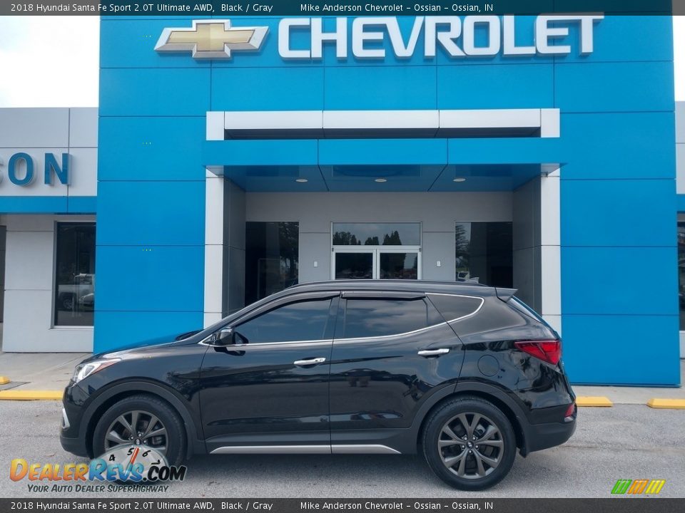 2018 Hyundai Santa Fe Sport 2.0T Ultimate AWD Black / Gray Photo #1