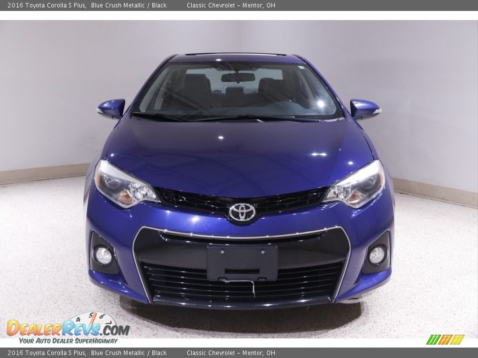 2016 Toyota Corolla S Plus Blue Crush Metallic / Black Photo #2