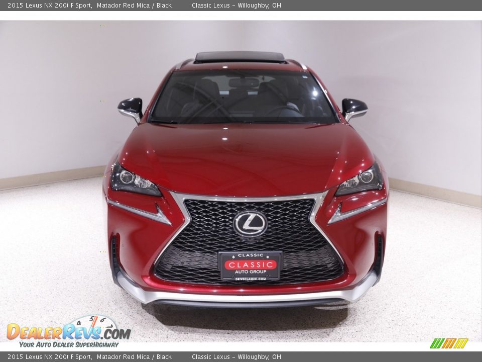 2015 Lexus NX 200t F Sport Matador Red Mica / Black Photo #2