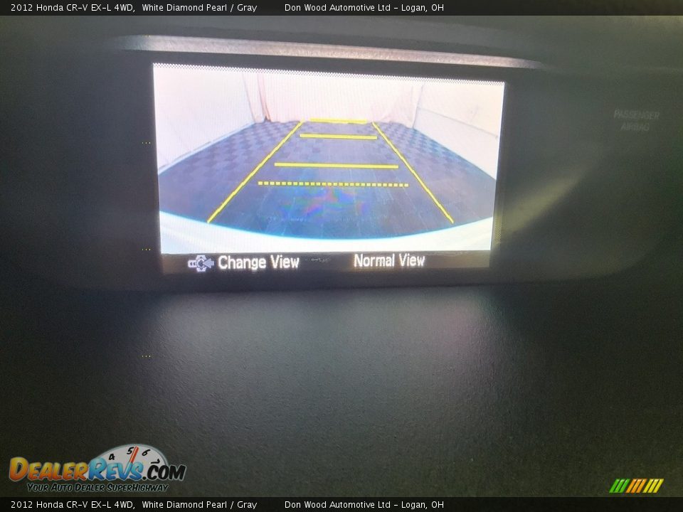 2012 Honda CR-V EX-L 4WD White Diamond Pearl / Gray Photo #2