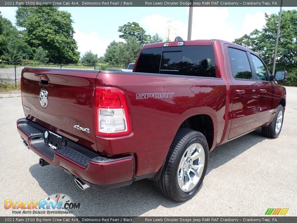 2021 Ram 1500 Big Horn Crew Cab 4x4 Delmonico Red Pearl / Black Photo #5