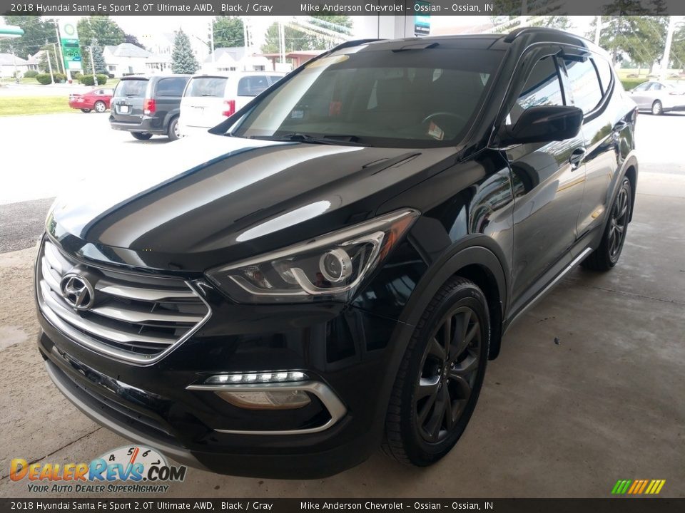 2018 Hyundai Santa Fe Sport 2.0T Ultimate AWD Black / Gray Photo #9