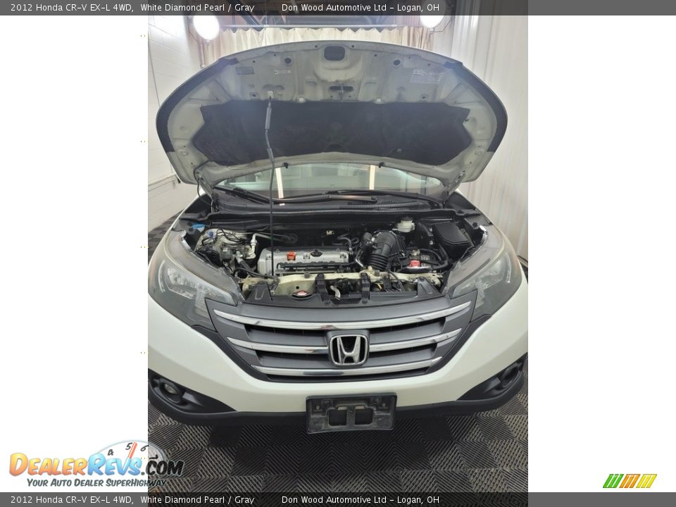 2012 Honda CR-V EX-L 4WD White Diamond Pearl / Gray Photo #10