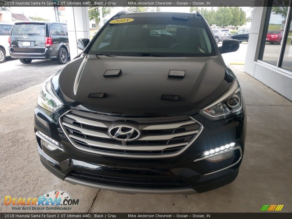 2018 Hyundai Santa Fe Sport 2.0T Ultimate AWD Black / Gray Photo #10