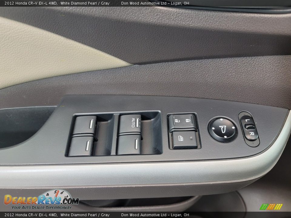 2012 Honda CR-V EX-L 4WD White Diamond Pearl / Gray Photo #13