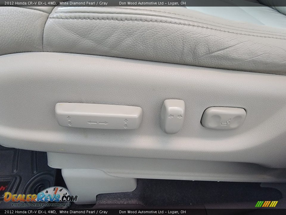 2012 Honda CR-V EX-L 4WD White Diamond Pearl / Gray Photo #15