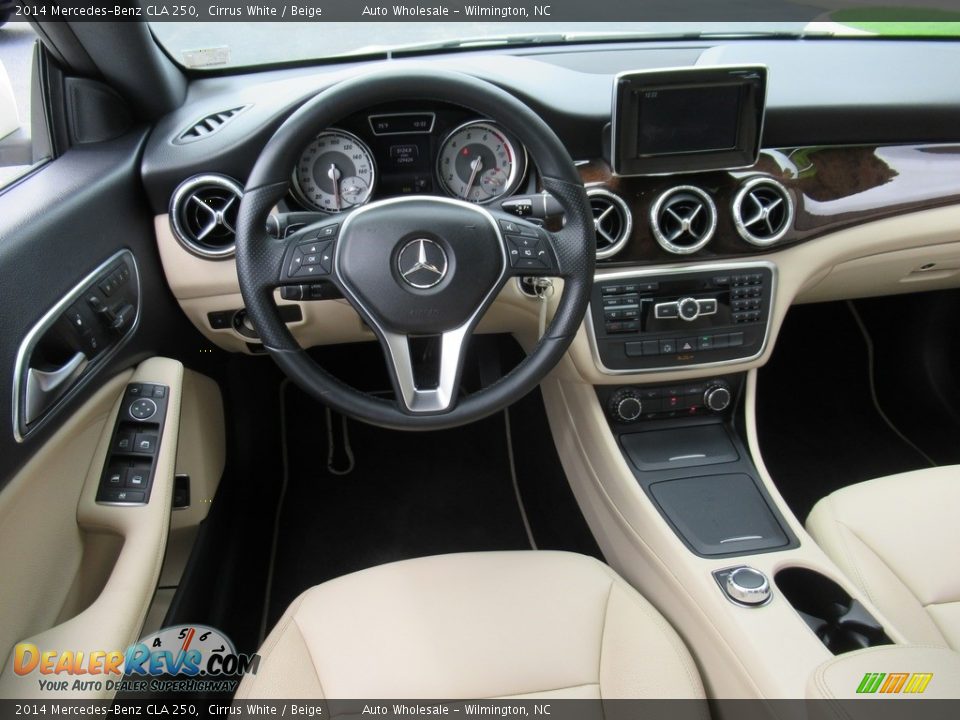 2014 Mercedes-Benz CLA 250 Cirrus White / Beige Photo #16