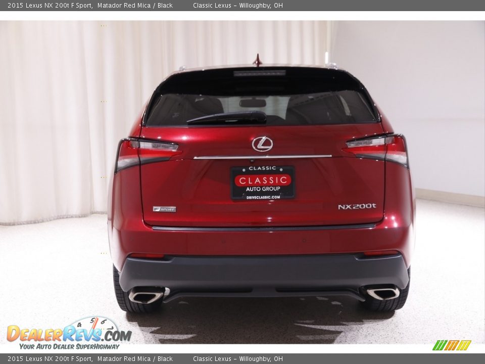 2015 Lexus NX 200t F Sport Matador Red Mica / Black Photo #19