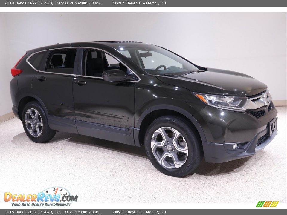 Front 3/4 View of 2018 Honda CR-V EX AWD Photo #1