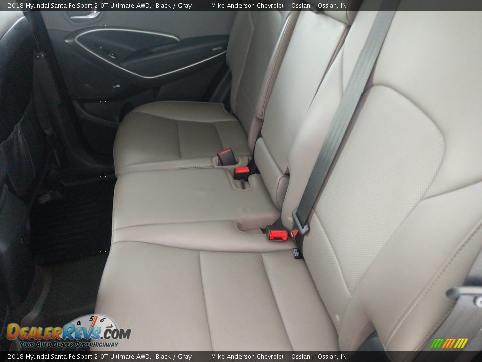 Rear Seat of 2018 Hyundai Santa Fe Sport 2.0T Ultimate AWD Photo #17