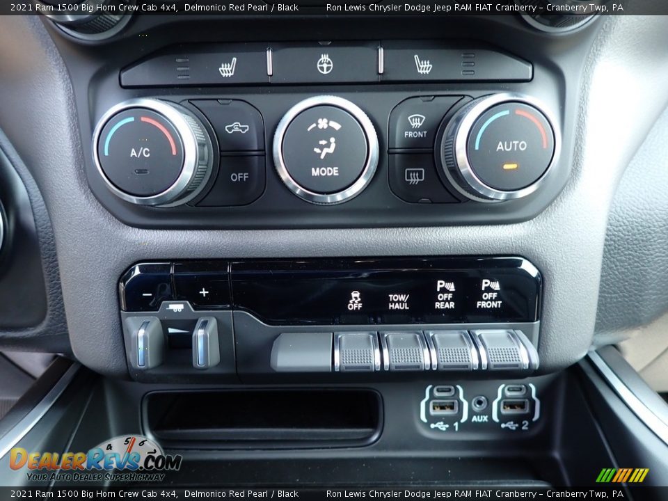 Controls of 2021 Ram 1500 Big Horn Crew Cab 4x4 Photo #19