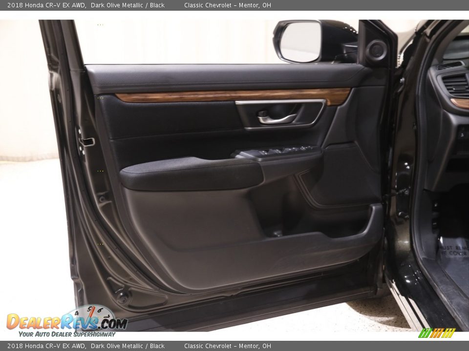 2018 Honda CR-V EX AWD Dark Olive Metallic / Black Photo #4