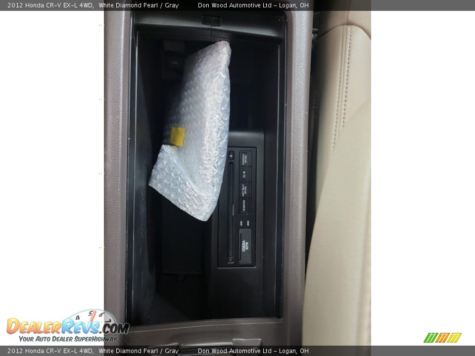 2012 Honda CR-V EX-L 4WD White Diamond Pearl / Gray Photo #22