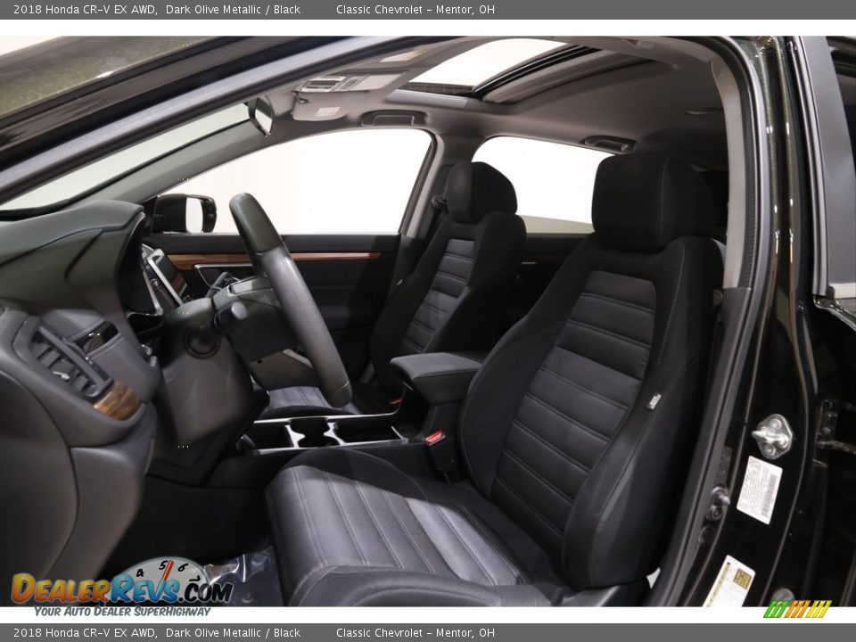 2018 Honda CR-V EX AWD Dark Olive Metallic / Black Photo #5