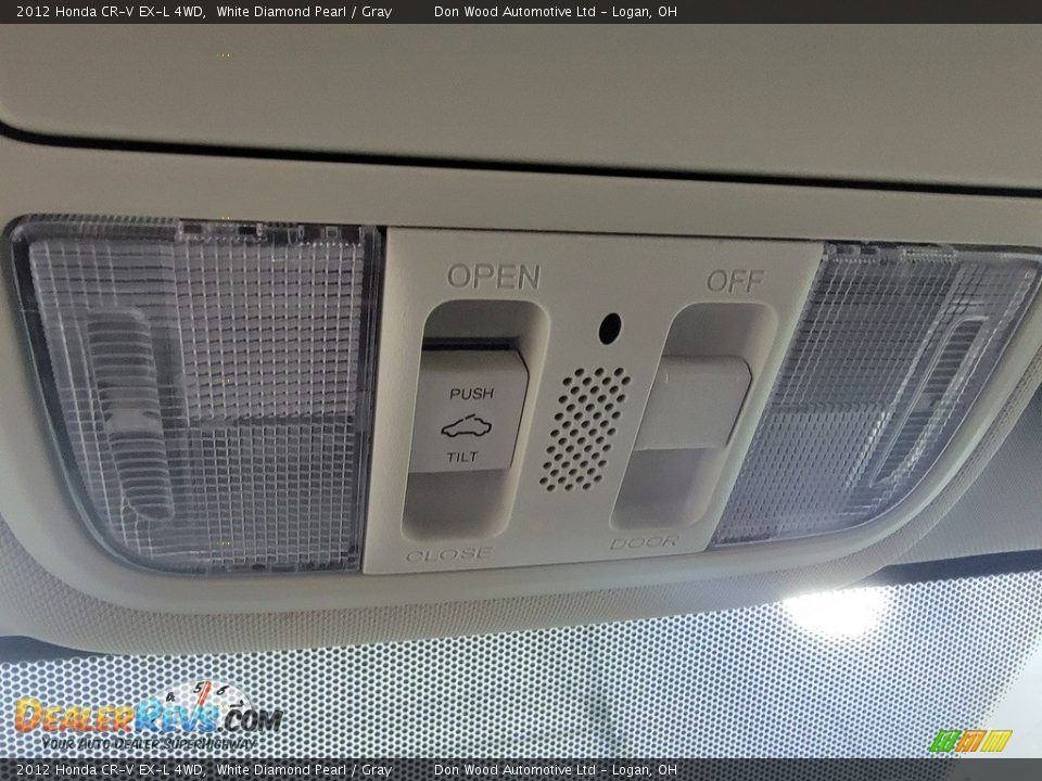 2012 Honda CR-V EX-L 4WD White Diamond Pearl / Gray Photo #23