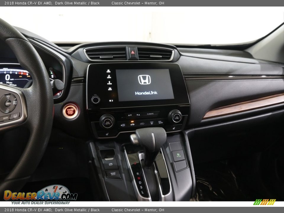 2018 Honda CR-V EX AWD Dark Olive Metallic / Black Photo #9
