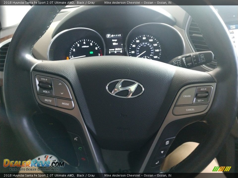 2018 Hyundai Santa Fe Sport 2.0T Ultimate AWD Steering Wheel Photo #24