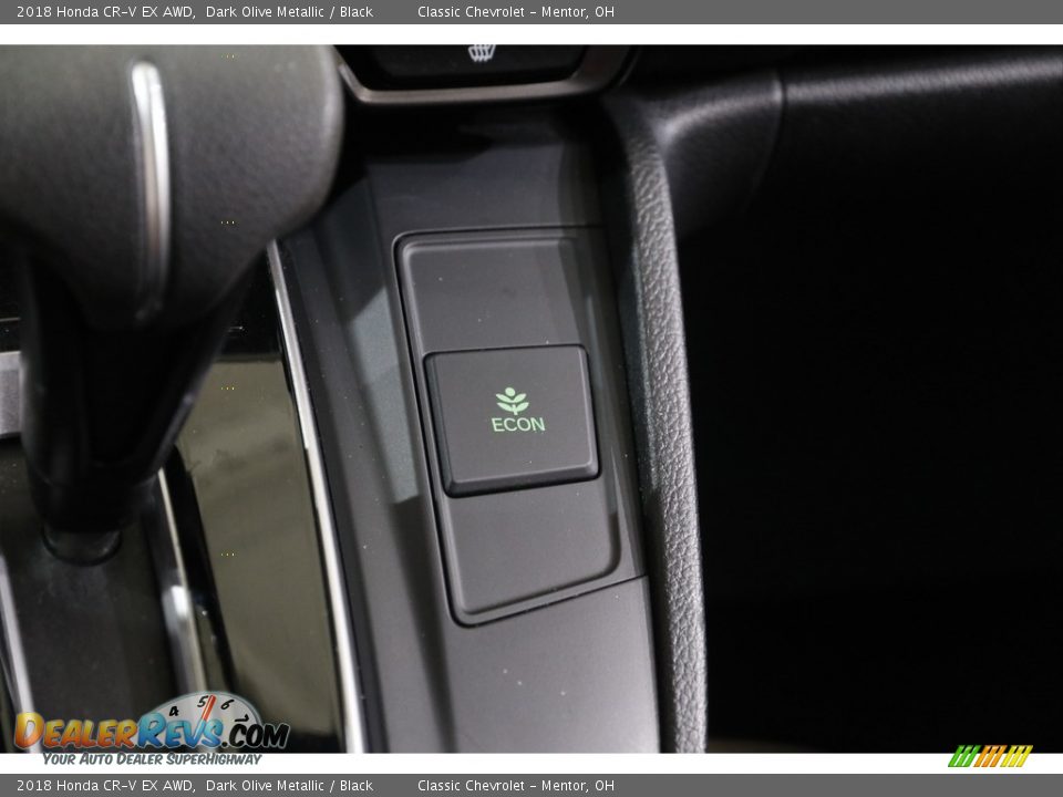 2018 Honda CR-V EX AWD Dark Olive Metallic / Black Photo #12