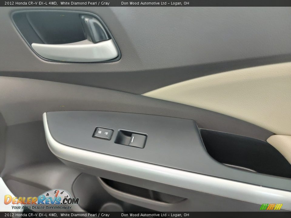 2012 Honda CR-V EX-L 4WD White Diamond Pearl / Gray Photo #29