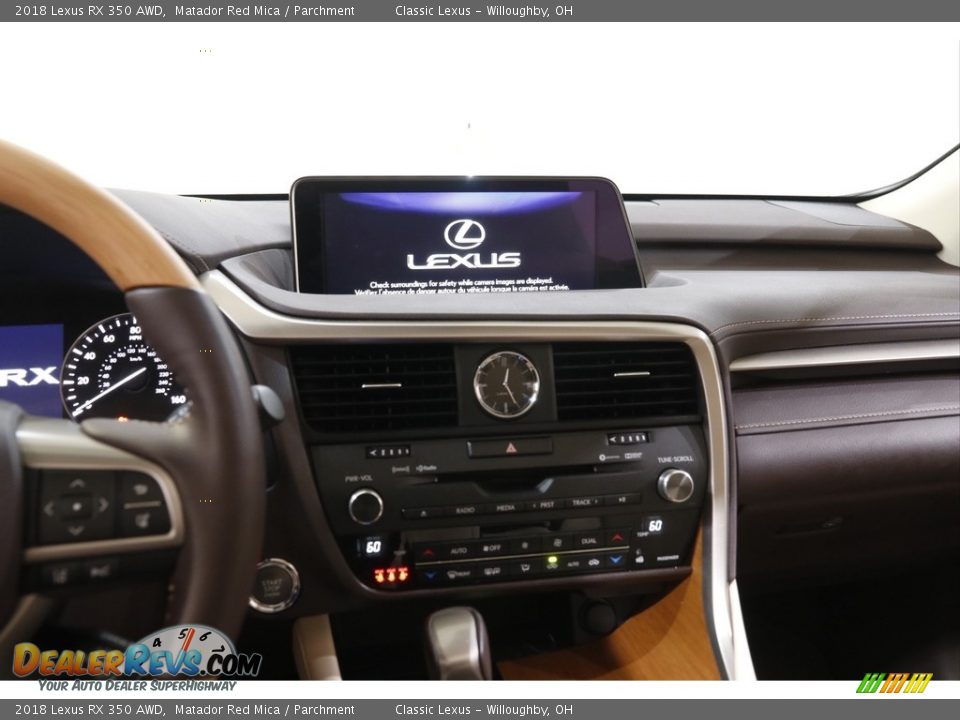 2018 Lexus RX 350 AWD Matador Red Mica / Parchment Photo #9