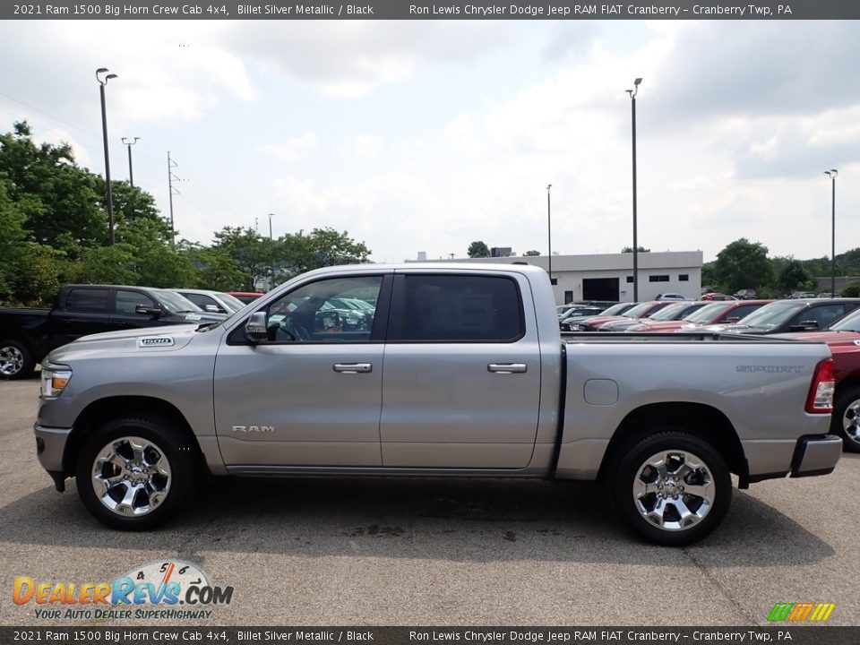 2021 Ram 1500 Big Horn Crew Cab 4x4 Billet Silver Metallic / Black Photo #8