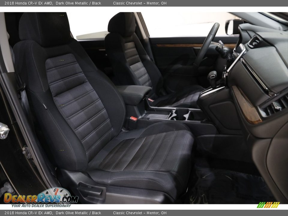 2018 Honda CR-V EX AWD Dark Olive Metallic / Black Photo #14