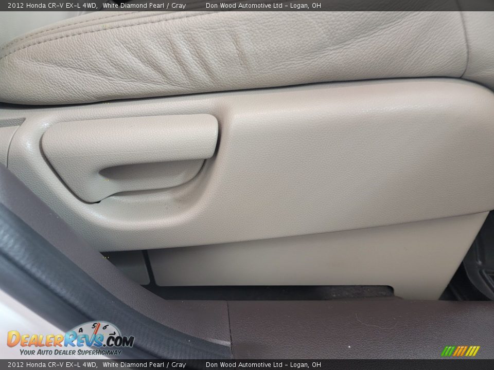2012 Honda CR-V EX-L 4WD White Diamond Pearl / Gray Photo #31