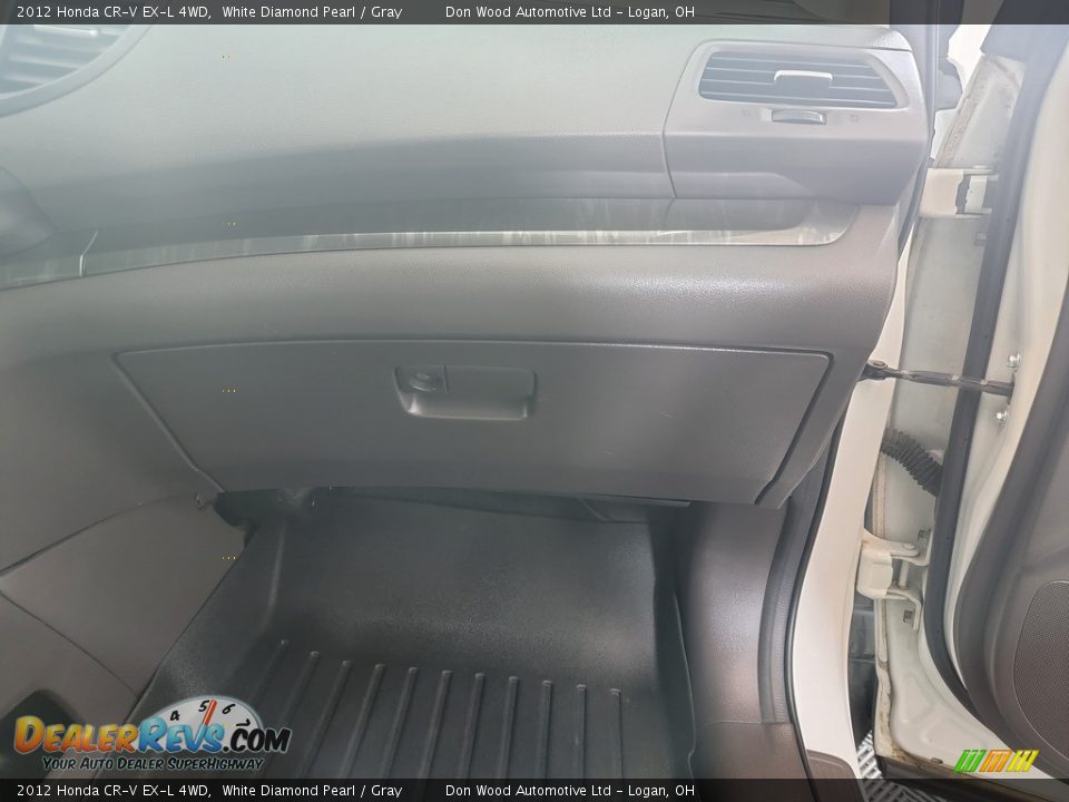 2012 Honda CR-V EX-L 4WD White Diamond Pearl / Gray Photo #32