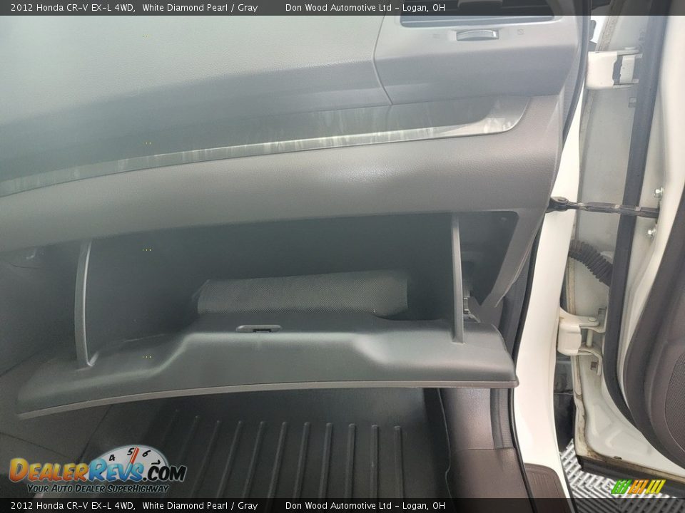 2012 Honda CR-V EX-L 4WD White Diamond Pearl / Gray Photo #33