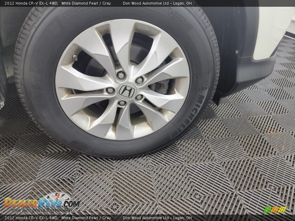 2012 Honda CR-V EX-L 4WD White Diamond Pearl / Gray Photo #34