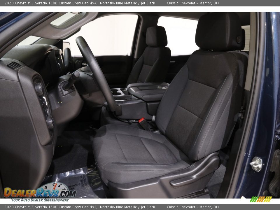 2020 Chevrolet Silverado 1500 Custom Crew Cab 4x4 Northsky Blue Metallic / Jet Black Photo #5