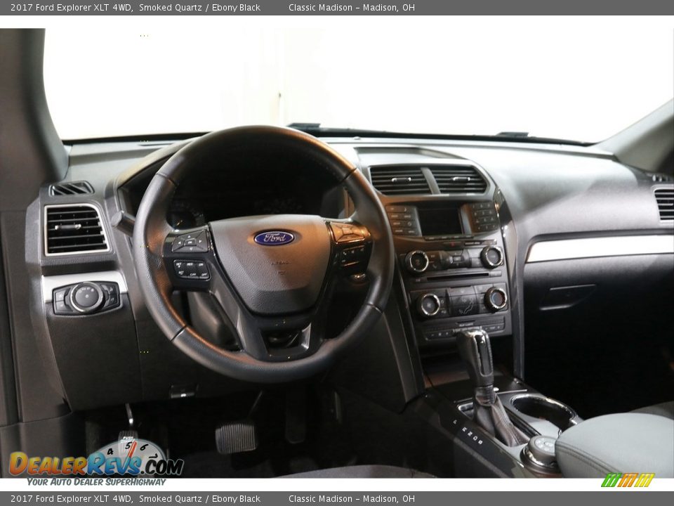 2017 Ford Explorer XLT 4WD Smoked Quartz / Ebony Black Photo #6