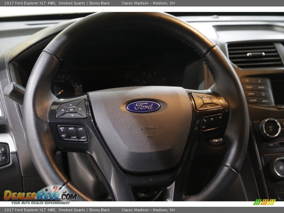2017 Ford Explorer XLT 4WD Smoked Quartz / Ebony Black Photo #7