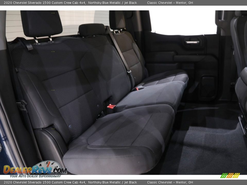 2020 Chevrolet Silverado 1500 Custom Crew Cab 4x4 Northsky Blue Metallic / Jet Black Photo #15